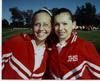 Tiff and I, at the football game